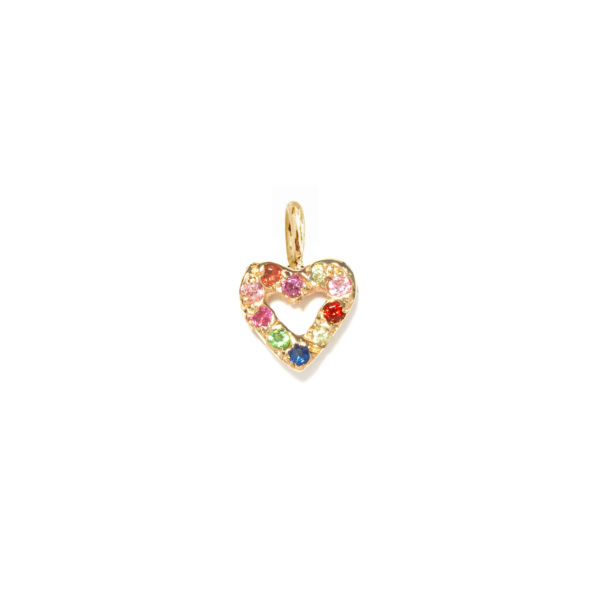 Heart Charm Jewel Collection 14k Yellow Gold