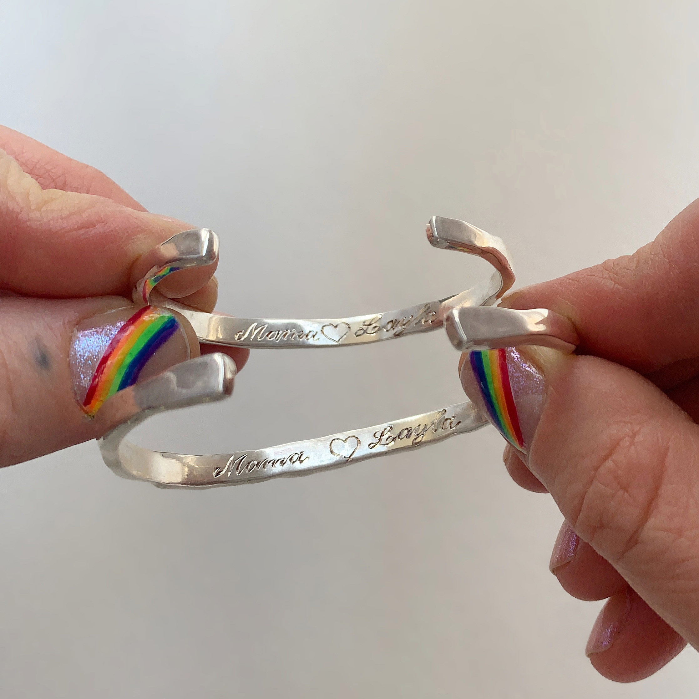 custom engraved cuff bracelets